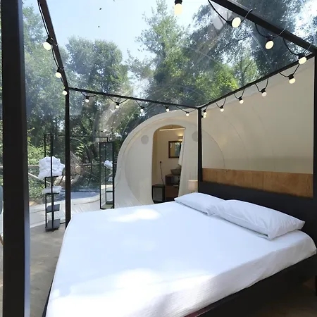 럭셔리텐트 La Luna Sul Bosco Bubble Camporgiano